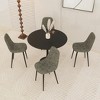 Modern Minimalist Round & Rectangular MDF Dining Table, for Office, Home & Kitchen, Available in Multiple Colors - 3 of 4