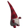 Northlight Plaid Plush Gnome Christmas Figure - 13" - Red and Black - 2 of 4