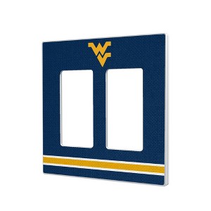 NCAA Big 12 Universities Stripe Hidden-Screw Light Switch Plate for Double Rocker - 1 of 4
