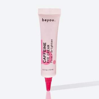 Beyou. Brightening Caffeine Eye Cream for Dark Circles and Puffy Eyes + Sensitive Skin Friendly - 0.5 fl oz
