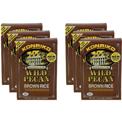 Konriko Rice Wild Pecan - Count of 6 - 7oz