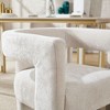 Vatros Upholstered Dining Chairs Barrel Armchairs for Living Room - 3 of 4