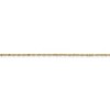 Black Bow Jewelry 1mm 14k Yellow Gold Diamond Cut Singapore Chain Necklace - 3 of 4