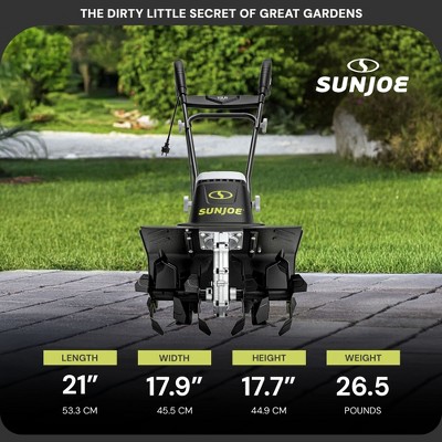 Sun Joe Electric Corded 13.5 Amp Garden Tiller & Cultivator, 16", SUJ-TJ604E - Thumbnail 3