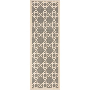 Courtyard CY6032 UV & Stain Resistant Non-Shedding Power Loomed Indoor/Outdoor Rugs - Safavieh - 1 of 4