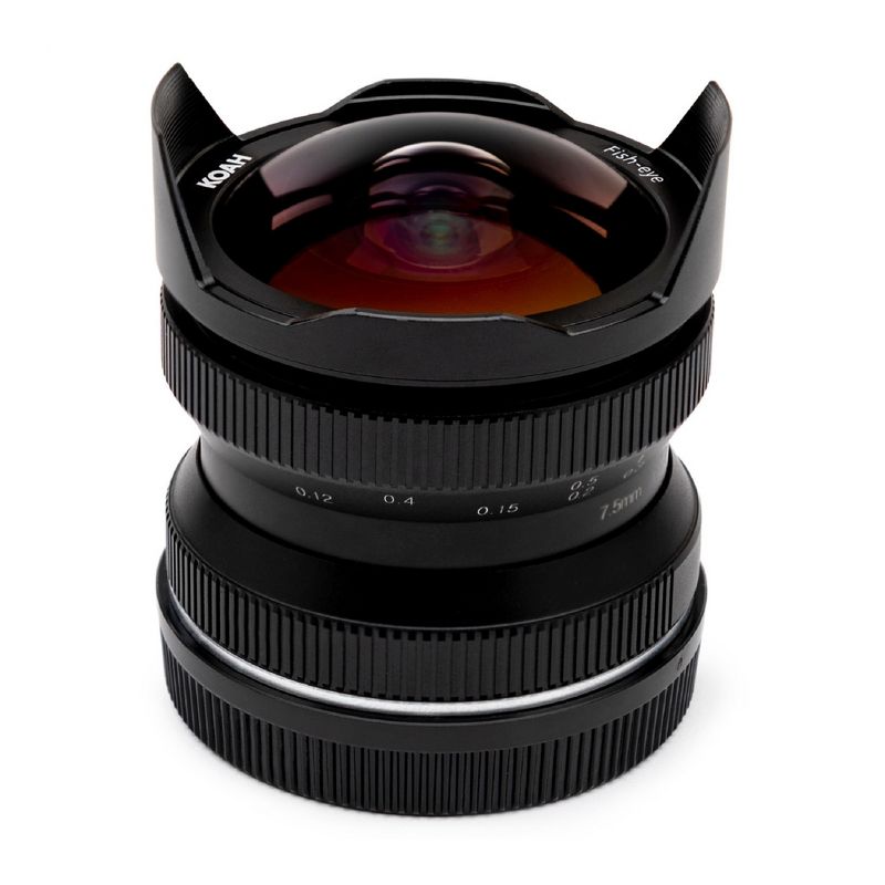 Koah Artisans 7.5mm f/2.8 Wide-Angle Fisheye Lens for Micro Four Thirds (Black), 3 of 4