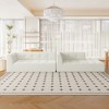 112.2" Upholstered Modular L-Shaped Sectional Sofa, 2pcs Free Combination - 2 of 4