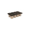 Meridian Furniture,Pavilion Boucle Fabric Bench - 4 of 4
