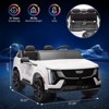 2 Seater Ride on Car for Kids, 24V Licensed Cadillac Electric Car Toy, Ride on Truck with Remote Control, Suspension, Music, LED - 3 of 4