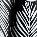 black graphic palm