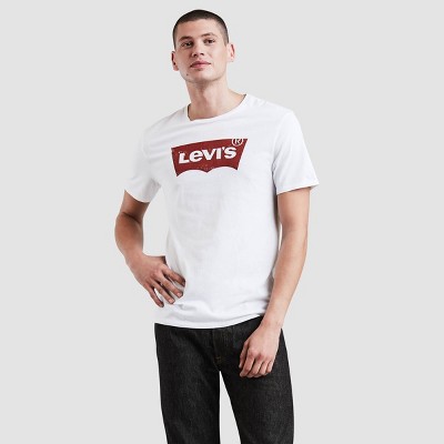 levi's white t shirt mens