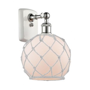 Farmhouse Rope - 1 Light Wall Sconce In Industrial Style-13 Inches Tall and 8 Inches Wide - 1 of 1