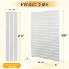 Sapphtopaz 72in H × 47in W Outdoor Privacy Screen Freestanding Privacy Panels for Patio Balcony Indoor and Outdoor Decorative Screen Panel - 3 of 4