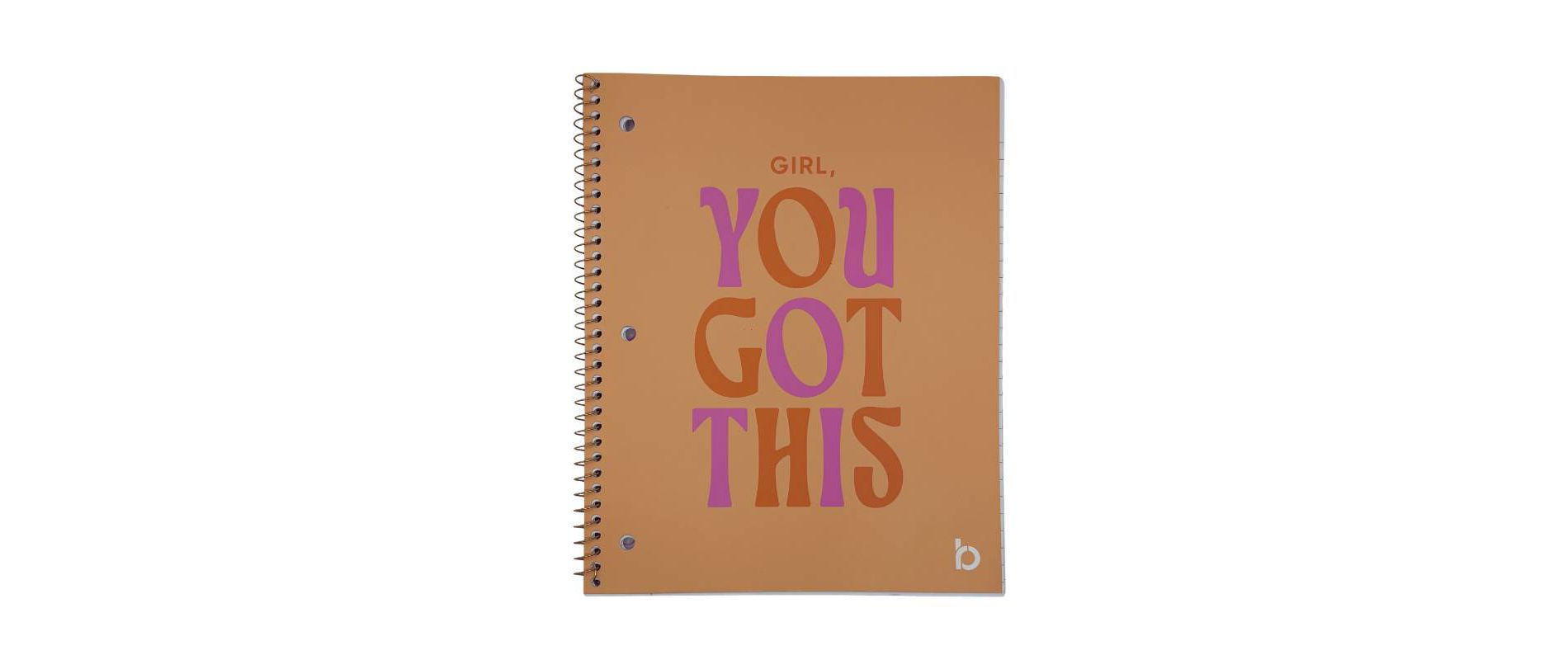 Be Rooted 8.5"x10.5" 'Girl You Got This' College Rule Spiral Notebook
