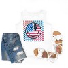 The Juniper Shop SmileyWorld Patriotic Checkered Lightning Youth Tank Top - 2 of 4