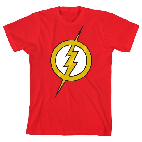 The Flash Lightning Bolt Emblem Youth Red Graphic Tee - image 1 of 2