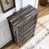 Bella Depot Farmhouse 5 Drawers Dresser Chests for Bedroom - 3 of 4