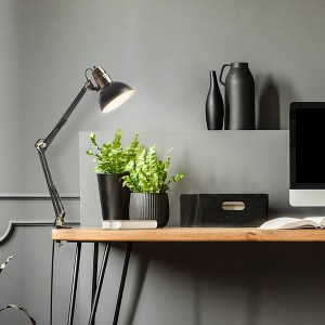Globe Electric 32" Multi-Joint Desk Lamp with Metal Clamp Base and Accents - 1 of 4