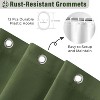 LunaLulinlk Green Shower Curtain Shabby Chic Farmhouse Shower Curtains with 12 Hooks 72'' x 72'' - 3 of 4