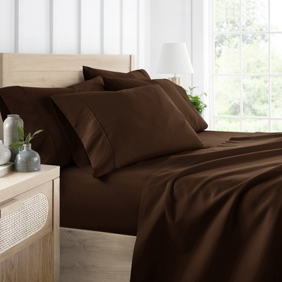 Solid 6 Piece Sheet Set - Ultra Soft, Easy Care - Becky Cameron (Extra Pillow Cases!)