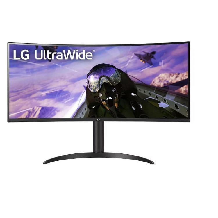 LG 34BP65C-B 34" Class UWQHD Curved Screen LED Monitor, Black, 1 of 3