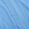 Mens Button Down Linen Shirts Casual Long Sleeve Dress Shirts Regular Fit Cotton - 3 of 4