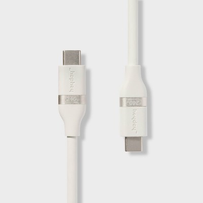 6' USB-C to USB-C Fast Charging Silicone Cable - heyday™