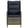 vidaXL Garden Chair Brown, Black - 2 of 4