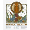 "Stay Wild The Last Tour 1976" Featuring Snake, Guitar, and Dandelion Adult Long Sleeve Hoodie - 2 of 2