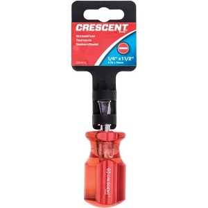 Crescent 1/4 in. X 1-1/2 in. L Slotted Stubby Screwdriver 1 pc - 1 of 1
