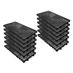 Plastic Pallet, 6/12pcs Lightweight HDPE Floor Pallets for Restaurant Kitchens Shops Supermarket Basement Storage Warehouse - 1 of 4