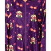 Harry Potter Womens' Luna Lovegood Chibi Footless Sleep Union Suit Purple - 2 of 4