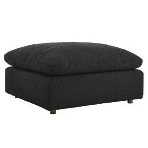 Modway Commix Down Filled Overstuffed Boucle Fabric Ottoman - 1 of 4