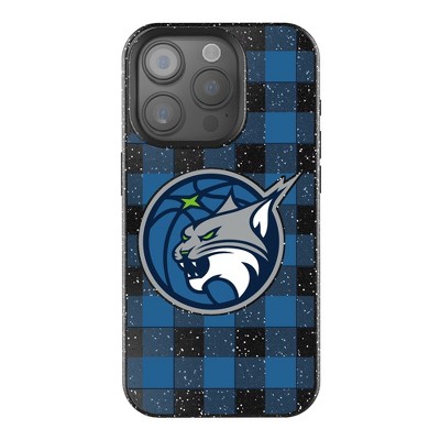 Keyscaper WNBA Plaid Bling Cell Phone Case for iPhone 15 Pro