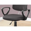 Sapphtopaz Adjustable Office Chair with Wheels, Ergonomic Mesh Swivel Chair with Metal Base and Armrest, Computer Gaming Chair for Office - 3 of 4