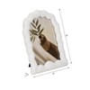 Decorative Wavy Arch Picture Frame for Home Decor - Modern Photo Frame for Tabletop Accent, Mantel Display, or Living Room Decor - White - 4 of 4