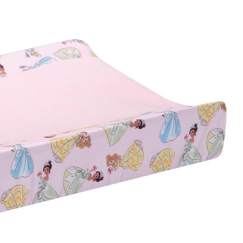 Disney Baby by Lambs &#38; Ivy Disney Princesses Changing Pad Cover, 2 of 6
