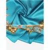 Elerevyo Women's Satin Large Paisley Symmetric Silk Square Scarf Head Wrap Bandanas 35.4" X 35.4" - 4 of 4
