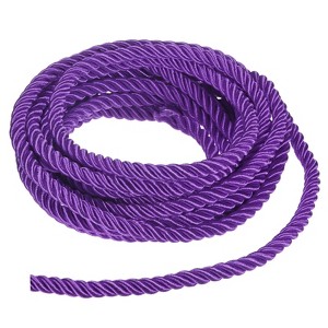 Unique Bargains Soft Polyester Decorative Cord Twisted Rope Trim 1 Pc - 1 of 4