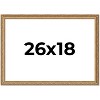 PosterPalooza | 26x18 Wood Antique Frame with UV Acrylic, 4 Finishes: Bronze, Gold, Silver, and Black - 2 of 4