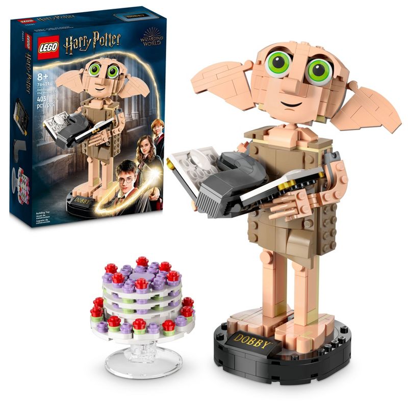 LEGO Harry Potter Dobby the House-Elf Build and Display Set 76421, 1 of 10