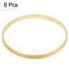Unique Bargains Bamboo Handmade DIY Craft Wedding Dream Catcher Floral Hoops 8 Pcs - 3 of 3