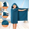 SUN CUBE Hooded Towel for Kids, Absorbent Quick Dry Toddler Beach Towel, Swim Surf Wrap for Shower Pool, Boy Girl Age 3-9 - 3 of 4