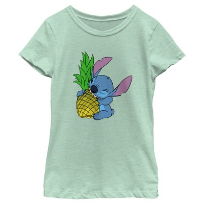 Boy's Lilo & Stitch Pineapple Glasses Stitch T-Shirt