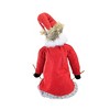 Ganz 27.0 Inch Santa Skiing Shelf Sitter Christmas , Cable Sweater Plaid Pants (1PC) - 2 of 3