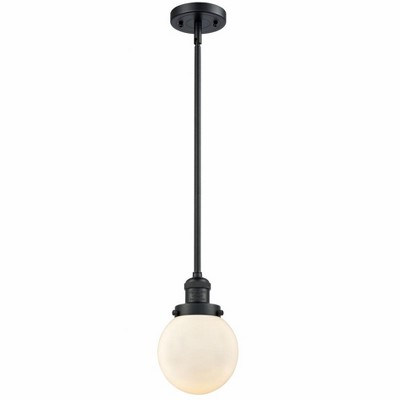 Beacon - 1 Light Mini Pendant In Industrial Style-9.5 Inches Tall and 6 Inches Wide