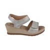 GC Shoes Jorda Embellished Velcro Comfort Slingback Wedge Sandals - 2 of 4
