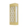 Livex Lighting Berkeley 2 - Light Wall Light in  Satin Gold - 3 of 4