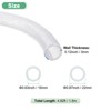 Unique Bargains Clear Braided Tube PVC High Pressure Industrial Tubing 1 Pc - 3 of 4