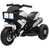 Aosom 6V Kids Motorcycle Dirt Bike Electric Battery-Powered Ride-On Toy Off-road Street Bike w/ Music Horn Headlights Motorbike for Girls Boy Blue - 4 of 4
